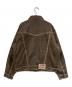 Supreme (シュプリーム) TRUE RELIGION (トゥルー レリジョン) Leather Trucker Jacket ブラウン サイズ:SIZE M：100000円