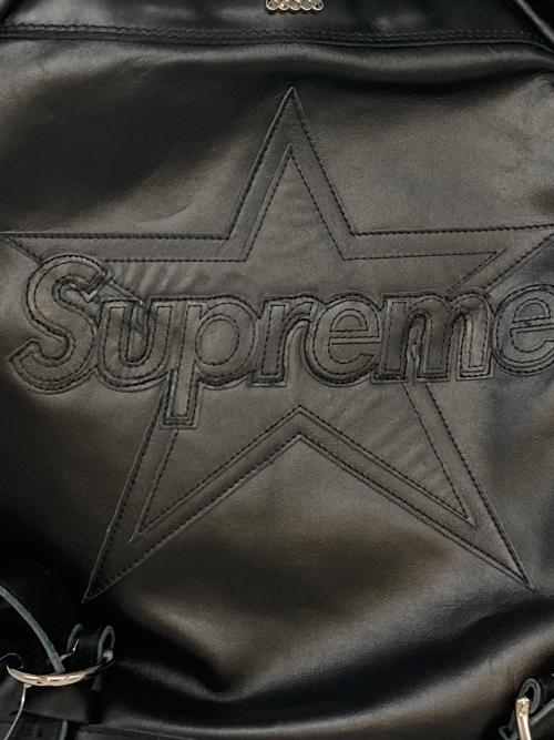 SUPREME（シュプリーム）Supreme (シュプリーム) b.b.simon (ビービーサイモン) VANSON (バンソン) Vanson Leathers Backpack ブラックの古着・服飾アイテム