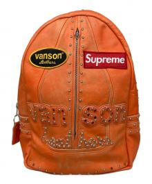 SUPREME×b.b.Simon×VANSON（シュプリーム×ビービーサイモン×バンソン）の古着「Vanson Leathers Backpack」｜オレンジ