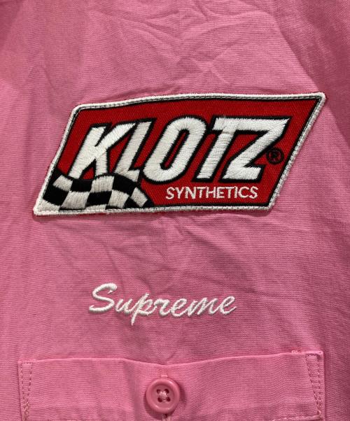SUPREME（シュプリーム）SUPREME (シュプリーム) VANSON (バンソン) Leathers S/S Work Shirt ピンク サイズ:SIZE Lの古着・服飾アイテム