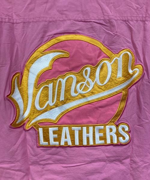 SUPREME（シュプリーム）SUPREME (シュプリーム) VANSON (バンソン) Leathers S/S Work Shirt ピンク サイズ:SIZE Lの古着・服飾アイテム