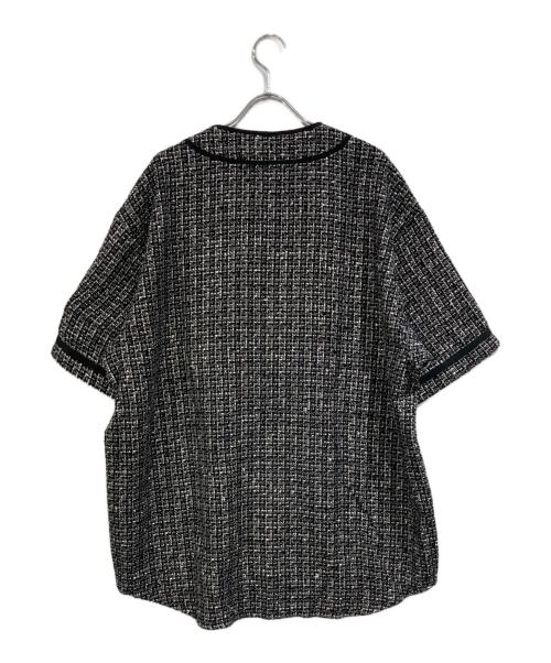 SUPREME（シュプリーム）Supreme (シュプリーム) Boucle Baseball Jersey ブラック サイズ:SIZE Lの古着・服飾アイテム