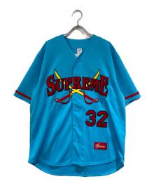 SUPREME（シュプリーム）の古着「Swords Baseball Jersey」｜ブルー