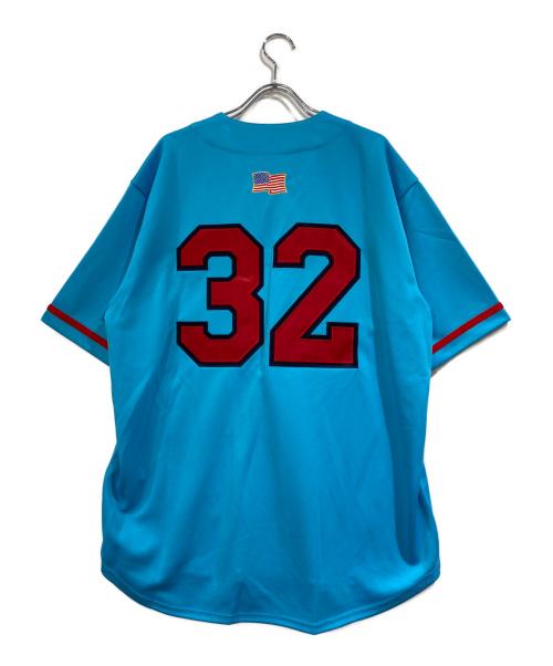 SUPREME（シュプリーム）Supreme (シュプリーム) Swords Baseball Jersey ブルー サイズ:SIZE Mの古着・服飾アイテム