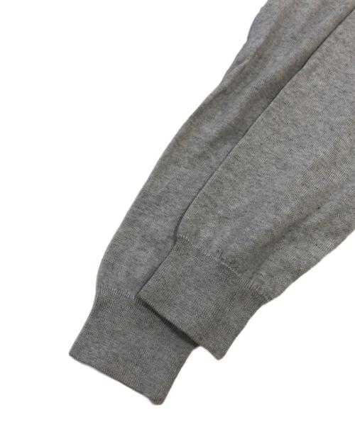 maison kitsune（メゾンキツネ）MAISON KITSUNE (メゾンキツネ) キツネワッペンニットポロシャツ アイボリー サイズ:SIZE Sの古着・服飾アイテム