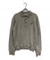 MAISON KITSUNE（メゾンキツネ）の古着「キツネワッペンニットポロシャツ」｜アイボリー