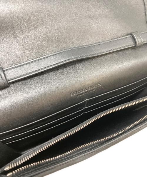 BOTTEGA VENETA（ボッテガベネタ）BOTTEGA VENETA (ボッテガベネタ) イントレチャートミニショルダーバッグ ブラックの古着・服飾アイテム
