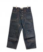 SUGARHILLシュガーヒル）の古着「Classic Double Knee Denim Pants」｜インディゴ