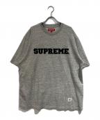 SUPREMEシュプリーム）の古着「Collegiate Applique S/S Top」｜グレー