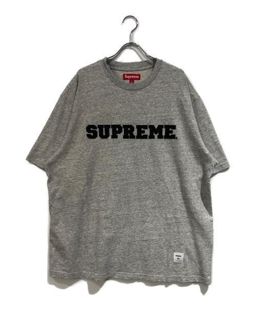 SUPREME（シュプリーム）Supreme (シュプリーム) Collegiate Applique S/S Top グレー サイズ:SIZE XLの古着・服飾アイテム