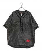 SUPREMEシュプリーム）の古着「ベースボールシャツ」｜ブルー