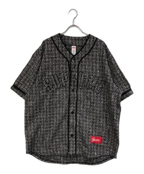 SUPREME（シュプリーム）Supreme (シュプリーム) ベースボールシャツ ブルー サイズ:SIZE Lの古着・服飾アイテム