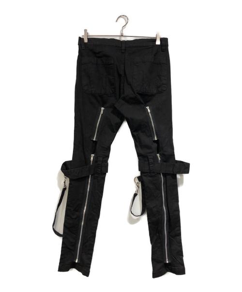 TRIPP NYC（トリップニューヨークシティー）TRIPP NYC (トリップニューヨークシティー) BLACK BONDAGE PANT ブラック サイズ:SIZE 30の古着・服飾アイテム
