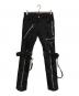 TRIPP NYC（トリップニューヨークシティー）の古着「BLACK BONDAGE PANT」｜ブラック