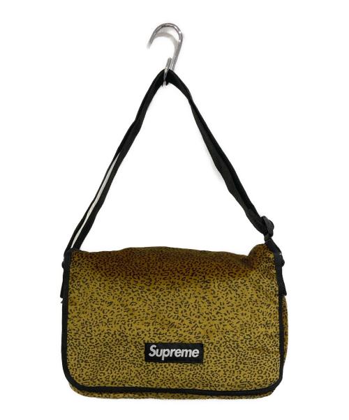 SUPREME（シュプリーム）Supreme (シュプリーム) Velvet small Messenger Bag ブラウン×ブラックの古着・服飾アイテム