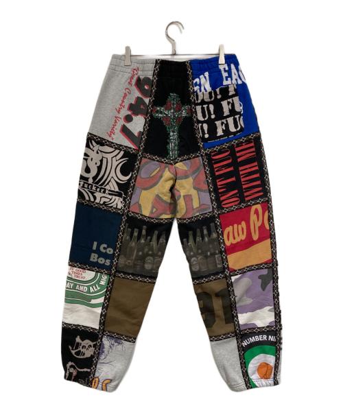 SUPREME（シュプリーム）Supreme (シュプリーム) NUMBER (N)INE (ナンバーナイン) Patchwork Sweatpant マルチカラー サイズ:SIZE Sの古着・服飾アイテム