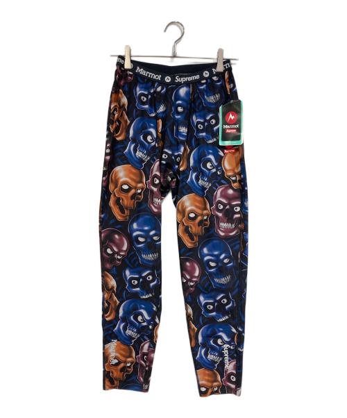 SUPREME（シュプリーム）Supreme (シュプリーム) Marmot (マーモット) Base Layer Pant ネイビー×ブラック サイズ:SIZE Sの古着・服飾アイテム