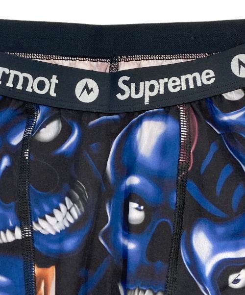 SUPREME（シュプリーム）Supreme (シュプリーム) Marmot (マーモット) Base Layer Pant ネイビー×ブラック サイズ:SIZE Sの古着・服飾アイテム