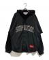 Supreme（シュプリーム）の古着「Hooded Baseball Jersey」｜ブラック