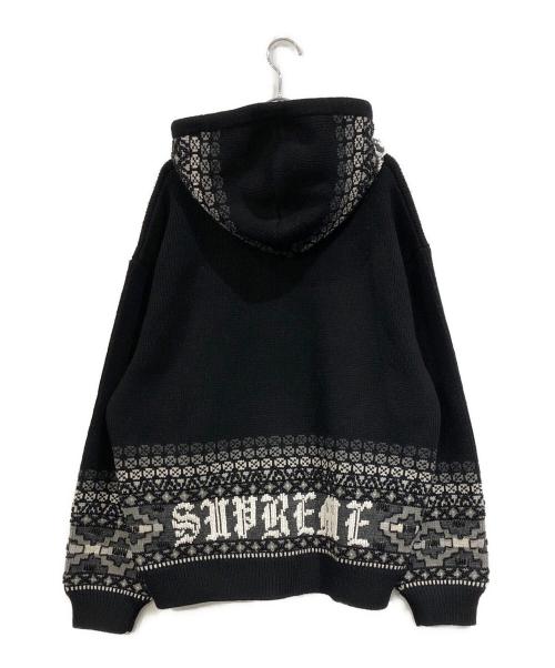 SUPREME（シュプリーム）Supreme (シュプリーム) Beaded Zip Hooded ブラック サイズ:SIZE Lの古着・服飾アイテム