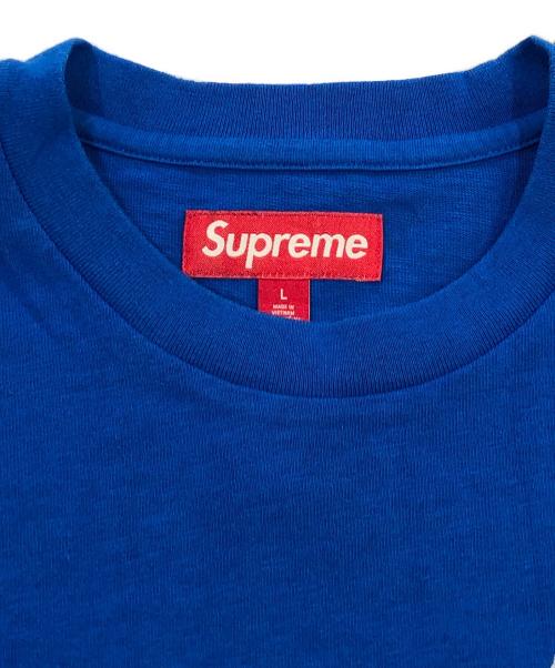 SUPREME（シュプリーム）Supreme (シュプリーム) Pumpkin S/S Top ブルー サイズ:SIZE Lの古着・服飾アイテム