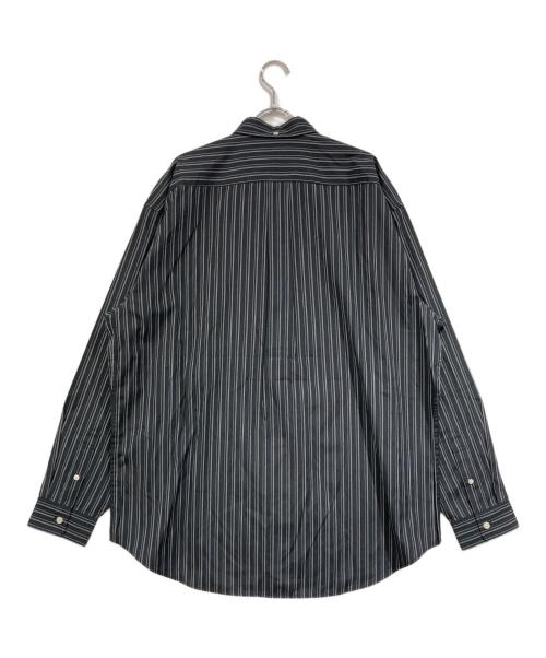 SUPREME（シュプリーム）Supreme (シュプリーム) Pinstripe Shirt ブラック×ホワイト サイズ:SIZE Lの古着・服飾アイテム
