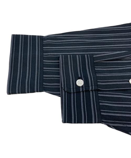 SUPREME（シュプリーム）Supreme (シュプリーム) Pinstripe Shirt ブラック×ホワイト サイズ:SIZE Lの古着・服飾アイテム