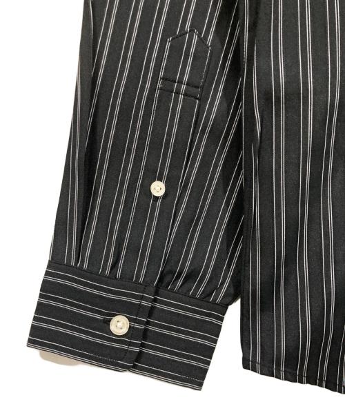 SUPREME（シュプリーム）Supreme (シュプリーム) Pinstripe Shirt ブラック×ホワイト サイズ:SIZE Lの古着・服飾アイテム