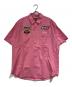 Supreme（シュプリーム）の古着「Leathers S/S Work Shirt」｜ピンク