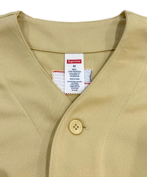 SUPREME（シュプリーム）Supreme (シュプリーム) Sword baseball jersey ベージュ×パープル サイズ:SIZE Mの古着・服飾アイテム