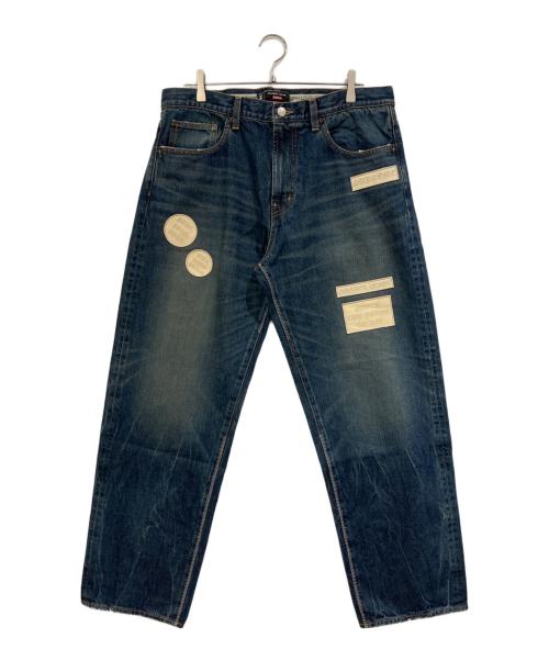 SUPREME（シュプリーム）Supreme (シュプリーム) NUMBER (N)INE (ナンバーナイン) Patches Loose Fit Jean ブルー サイズ:SIZE38の古着・服飾アイテム