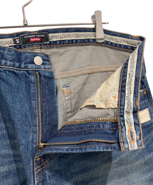 SUPREME（シュプリーム）Supreme (シュプリーム) NUMBER (N)INE (ナンバーナイン) Patches Loose Fit Jean ブルー サイズ:SIZE38の古着・服飾アイテム