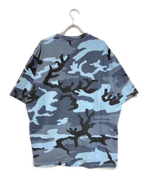 SUPREME（シュプリーム）Supreme (シュプリーム) Collegiate Applique S/S Top ブルー サイズ:SIZE Lの古着・服飾アイテム