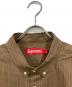 SUPREME (シュプリーム) Pinstripe Shirt ブラウン サイズ:SIZE XL：13000円