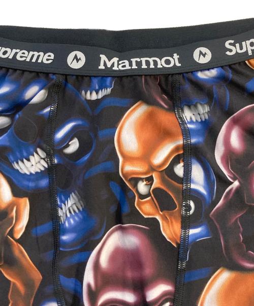 SUPREME（シュプリーム）Supreme (シュプリーム) Marmot (マーモット) Base Layer Pant ブラック×ネイビー サイズ:SIZE Lの古着・服飾アイテム