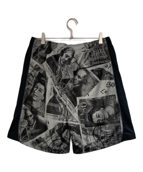 SUPREME（シュプリーム）Supreme (シュプリーム) Pounds Soccer Short グレー×ブラック サイズ:SIZE Sの古着・服飾アイテム