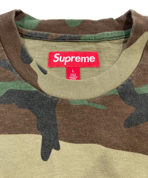SUPREME（シュプリーム）Supreme (シュプリーム) Pumpkin S/S Top ブラウン×グリーン サイズ:SIZE Lの古着・服飾アイテム