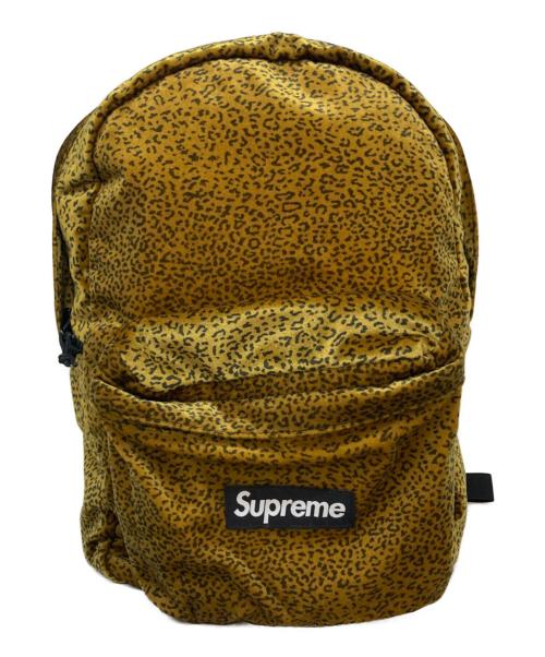 SUPREME（シュプリーム）Supreme (シュプリーム) velvet backpack tan leopard ブラウン×ブラックの古着・服飾アイテム