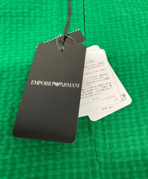 EMPORIO ARMANI（エンポリオ アルマーニ）EMPORIO ARMANI (エンポリオ アルマーニ) シアサッカージャケット グリーン サイズ:SIZE 44の古着・服飾アイテム