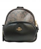 COACHコーチ）の古着「ミニバックパック」｜ブラウン×ブラック