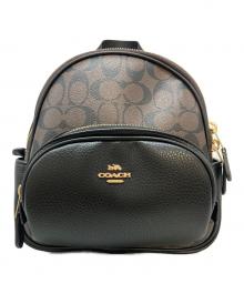 COACH（コーチ）の古着「ミニバックパック」｜ブラウン×ブラック