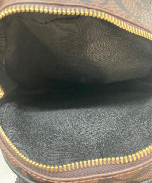 COACH（コーチ）COACH (コーチ) ミニバックパック ブラウン×ブラックの古着・服飾アイテム