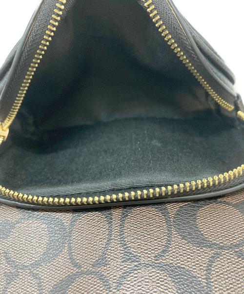 COACH（コーチ）COACH (コーチ) ミニバックパック ブラウン×ブラックの古着・服飾アイテム