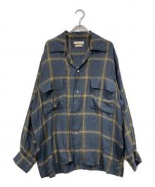 YOKE（ヨーク）の古着「Ombre Plaid Wpocket Shirt」｜ブルー