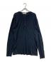 Yves Saint Laurent（イヴサンローラン）の古着「ヘンリーネックカットソー」｜ネイビー