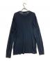 Yves Saint Laurent (イヴサンローラン) ヘンリーネックカットソー ネイビー サイズ:SIZE L：9000円