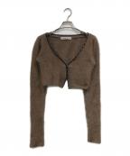 PRANK PROJECTプランクプロジェクト）の古着「RACCOON SHORT CARDIGAN」｜ベージュ