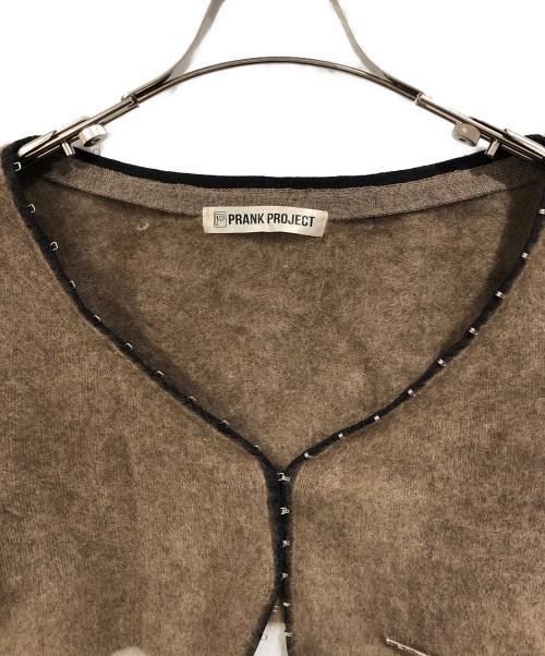 PRANK PROJECT（プランクプロジェクト）PRANK PROJECT (プランクプロジェクト) RACCOON SHORT CARDIGAN ベージュ サイズ:SIZE Freeの古着・服飾アイテム