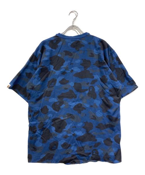 A BATHING APE（アベイシングエイプ）A BATHING APE (アベイシングエイプ) リバーシブル カモフラージュ Tシャツ ネイビー サイズ:SIZE Mの古着・服飾アイテム