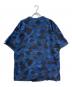 A BATHING APE (アベイシングエイプ) リバーシブル カモフラージュ Tシャツ ネイビー サイズ:SIZE M：8000円